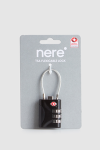 Flexi Cable Combination TSA Lock