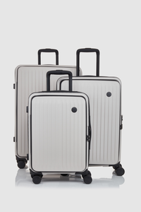 Venture Dual Open 3pc Suitcase Set