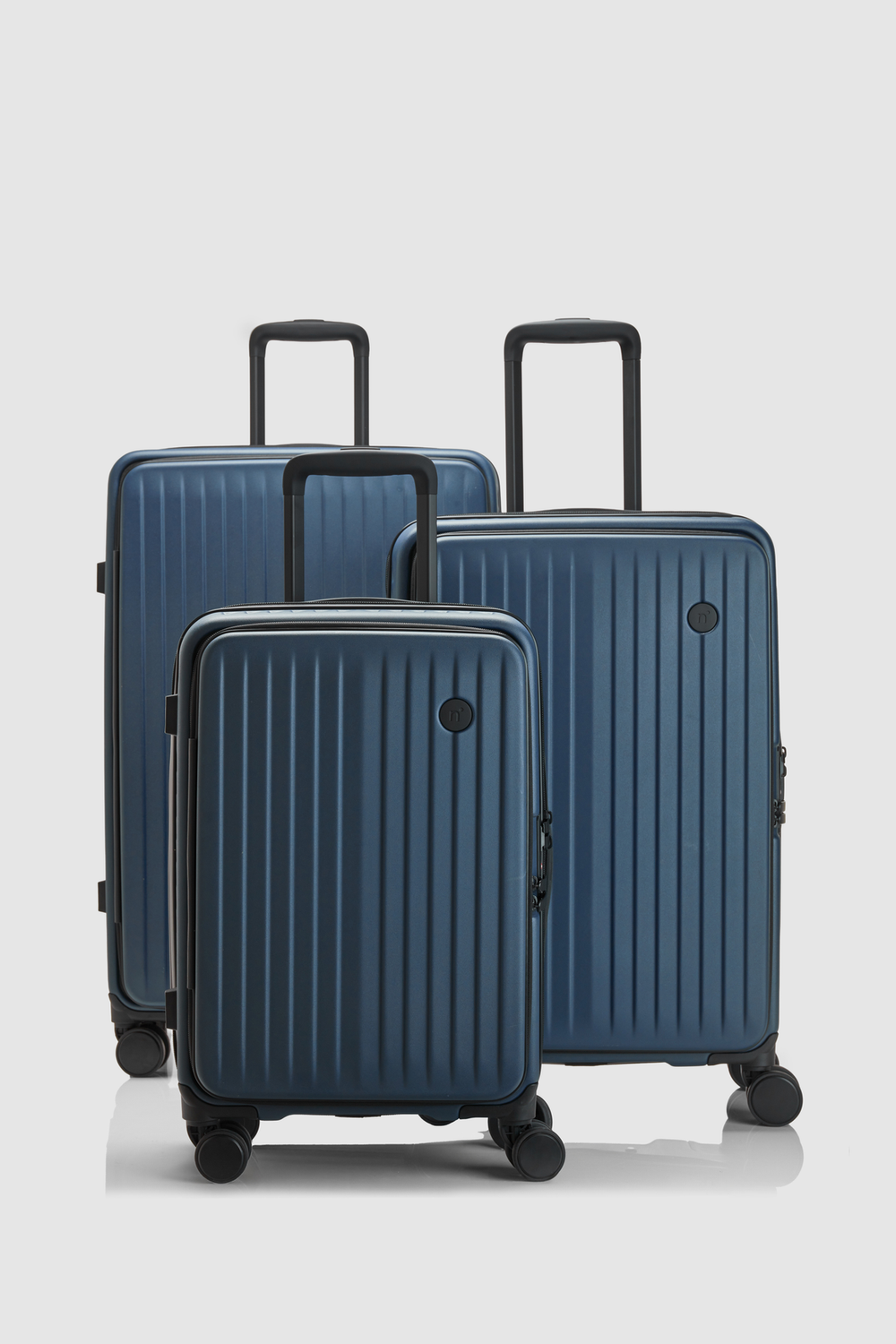 Venture Dual Open 3pc Suitcase Set
