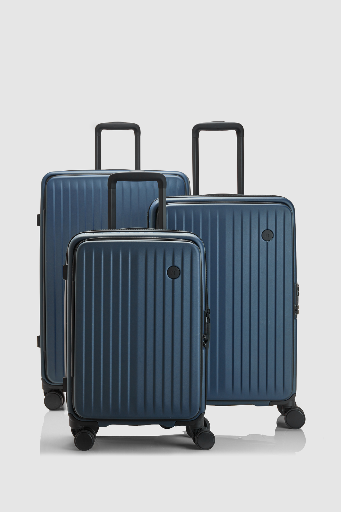 Venture Dual Open 3pc Suitcase Set