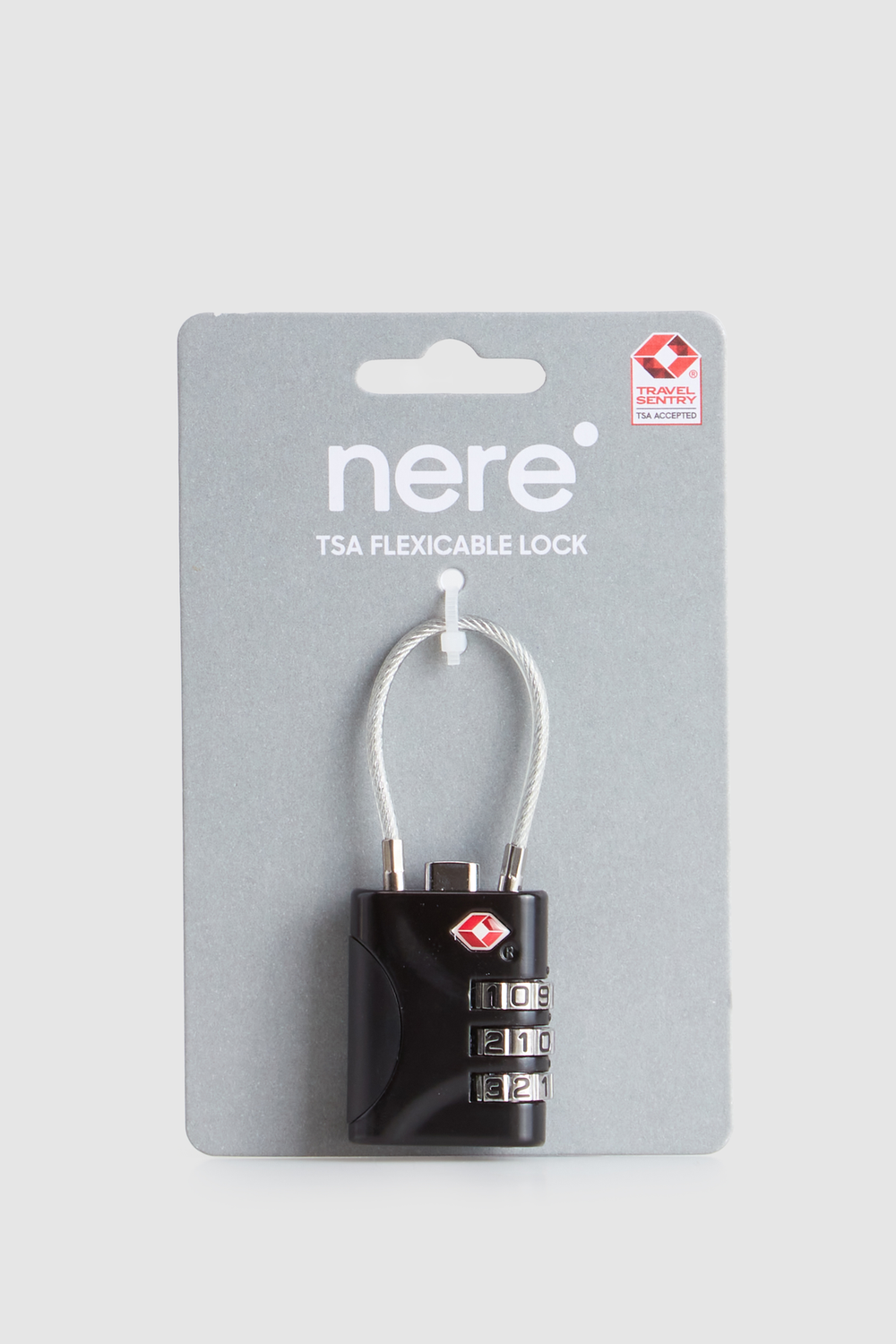 Flexi Cable Combination TSA Lock