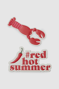 Lobster & Red Hot Summer Stickers