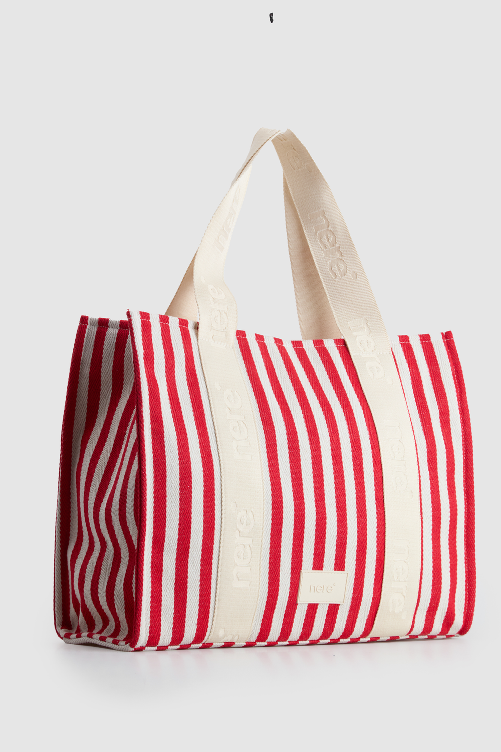 Beach Stripe Canvas Tote Bag