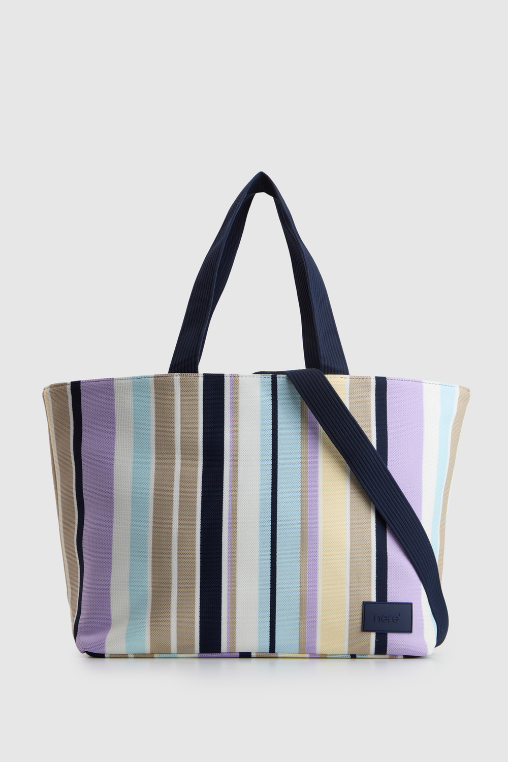 Stori Knit Stripe Tote Bag