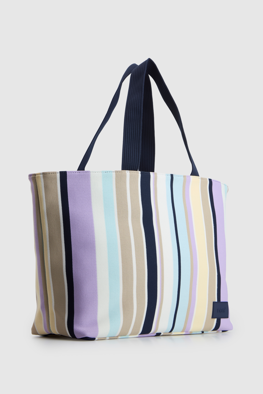 Stori Knit Stripe Tote Bag